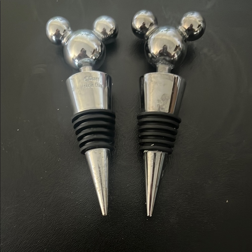 Silver Mickey Mouse Wine Stoppers